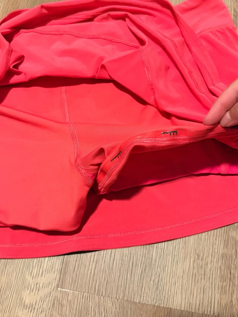 lululemon athletica Coral Pink Flared Athletic Skirt